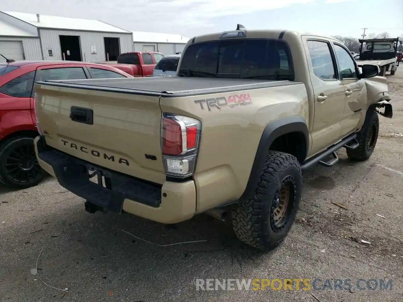 4 Photograph of a damaged car 3TMCZ5AN6LM294466 TOYOTA TACOMA 2020