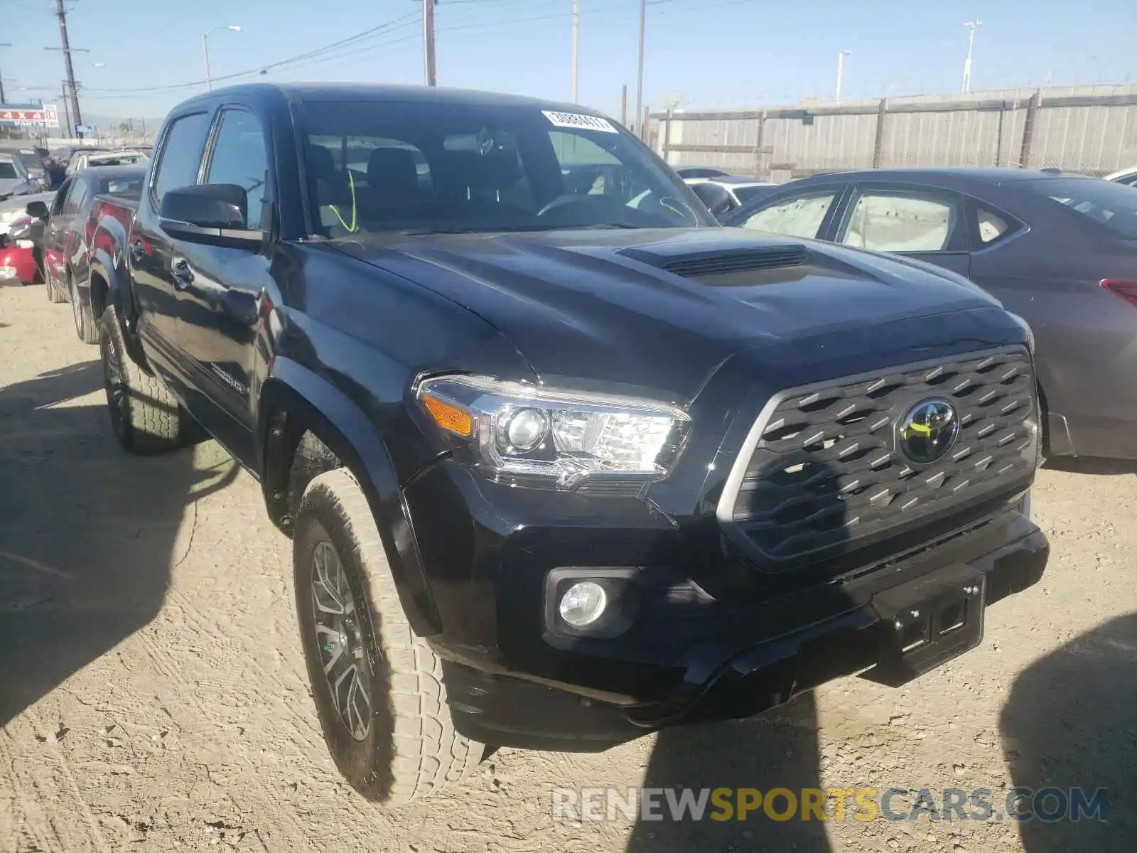 1 Photograph of a damaged car 3TMCZ5AN6LM295407 TOYOTA TACOMA 2020