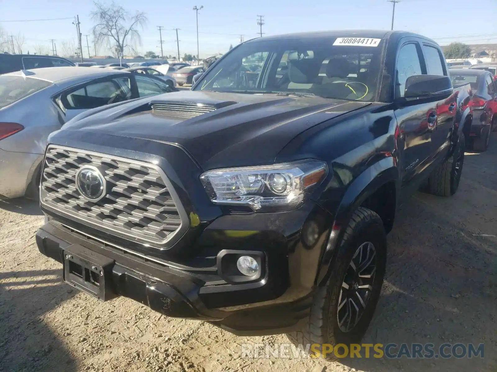 2 Photograph of a damaged car 3TMCZ5AN6LM295407 TOYOTA TACOMA 2020