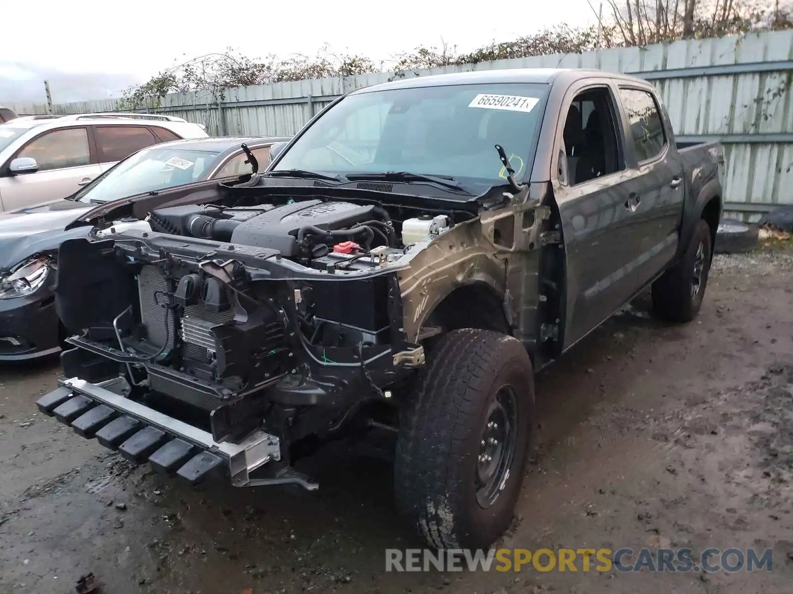 2 Photograph of a damaged car 3TMCZ5AN6LM297500 TOYOTA TACOMA 2020