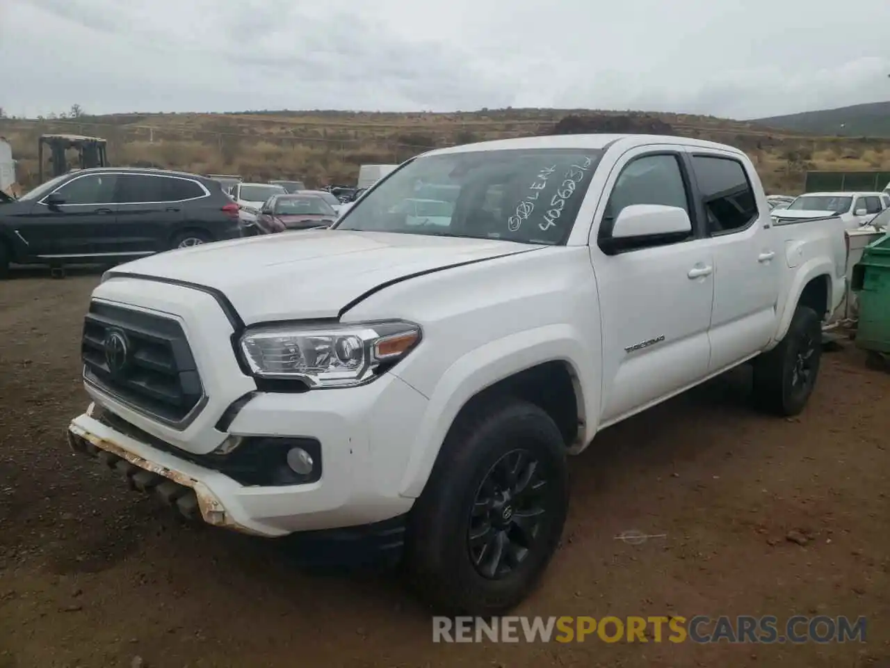 2 Photograph of a damaged car 3TMCZ5AN6LM297867 TOYOTA TACOMA 2020