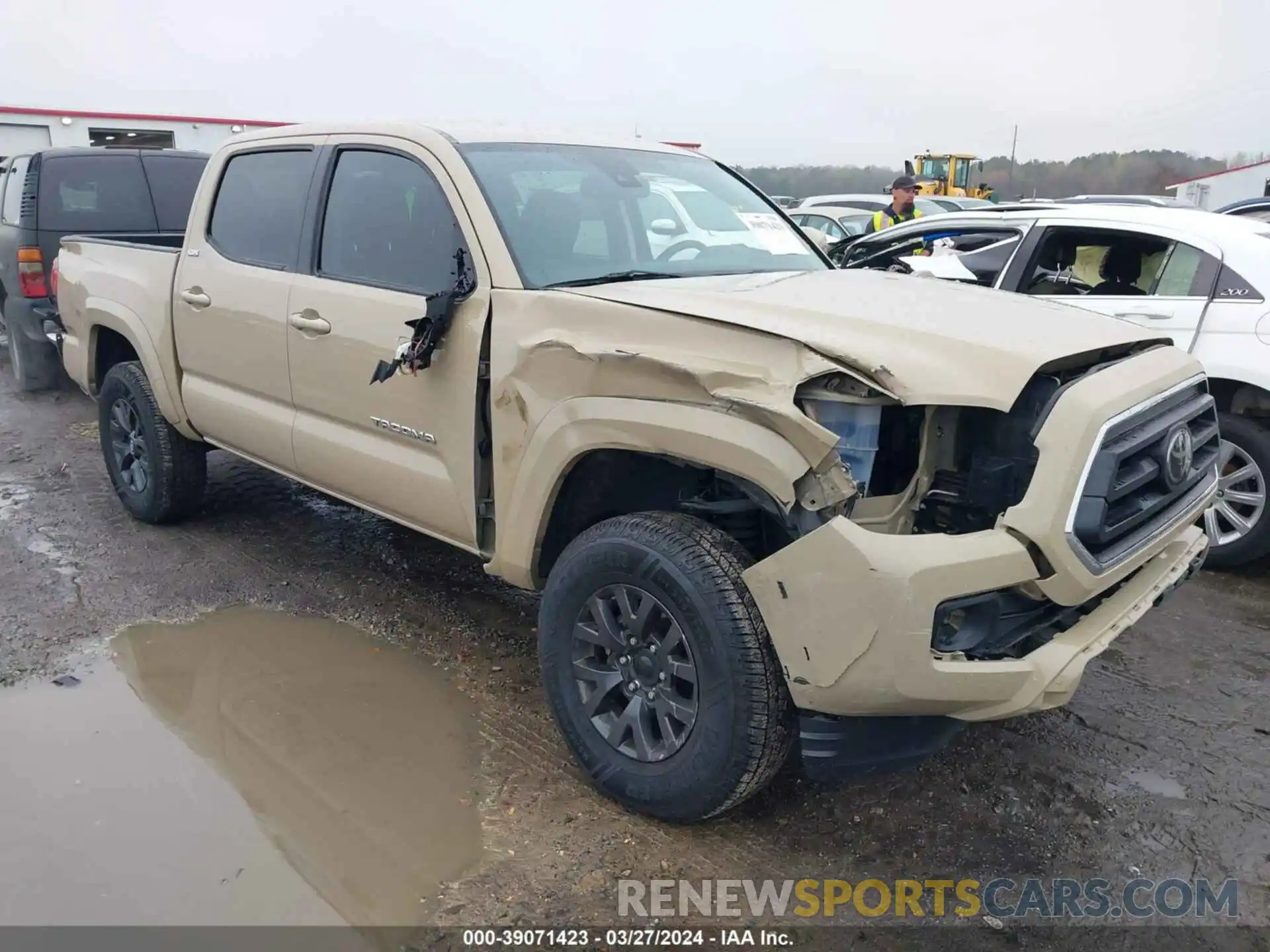 1 Photograph of a damaged car 3TMCZ5AN6LM300072 TOYOTA TACOMA 2020