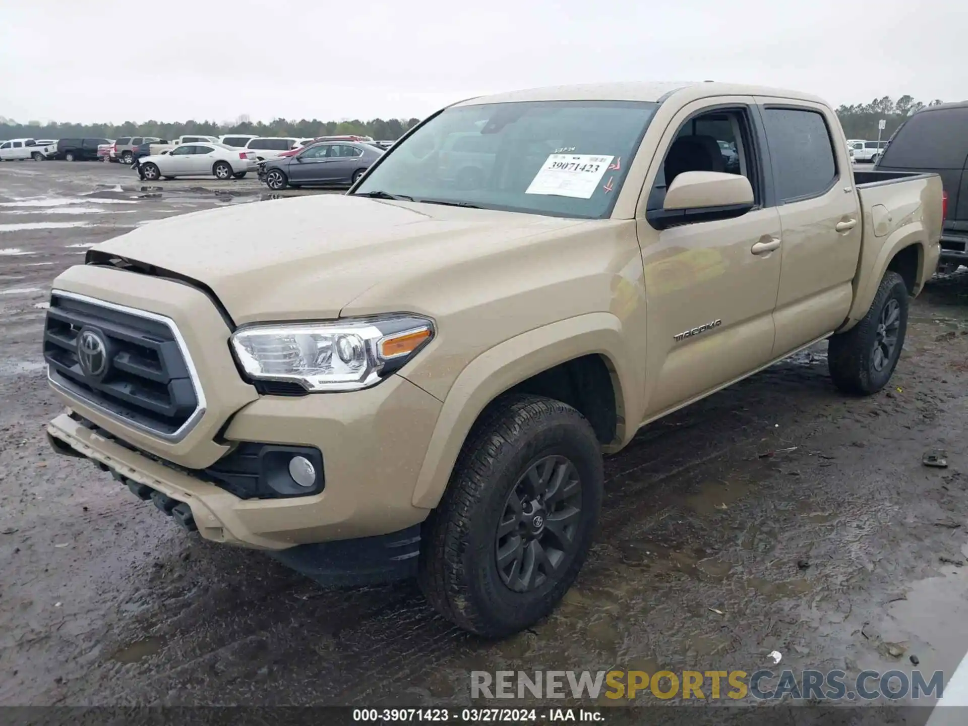 2 Photograph of a damaged car 3TMCZ5AN6LM300072 TOYOTA TACOMA 2020