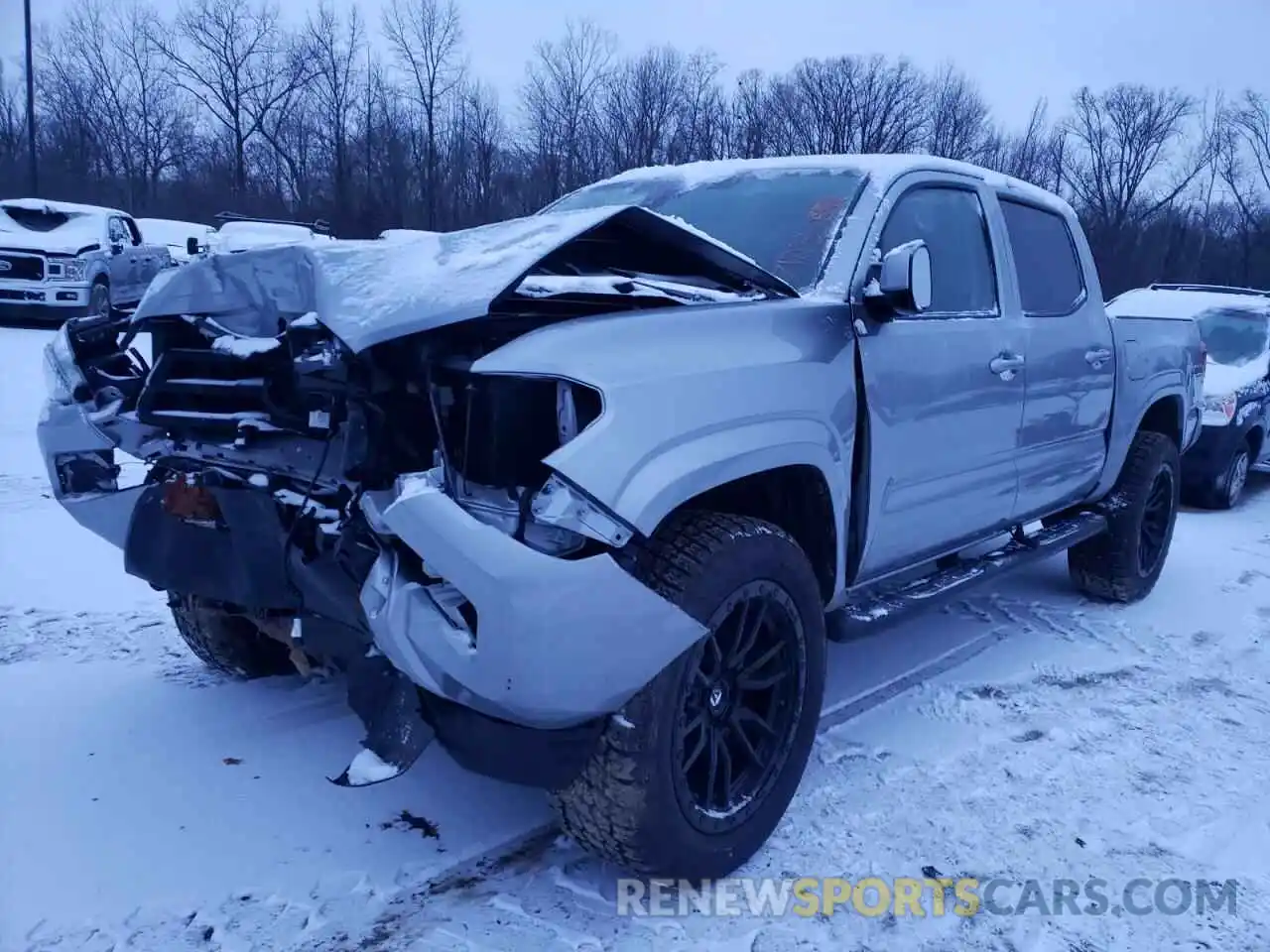 2 Photograph of a damaged car 3TMCZ5AN6LM300590 TOYOTA TACOMA 2020