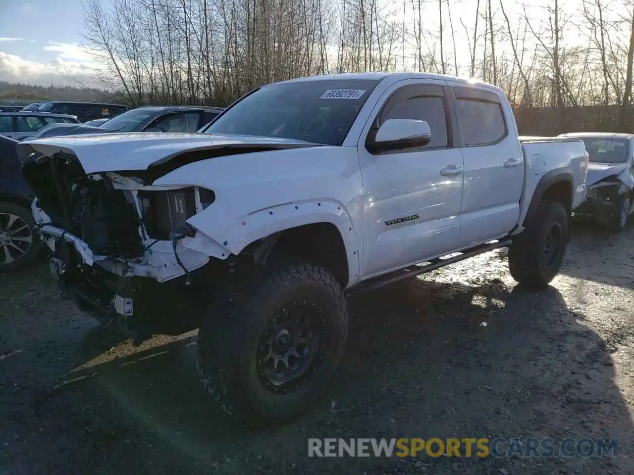 2 Photograph of a damaged car 3TMCZ5AN6LM301139 TOYOTA TACOMA 2020