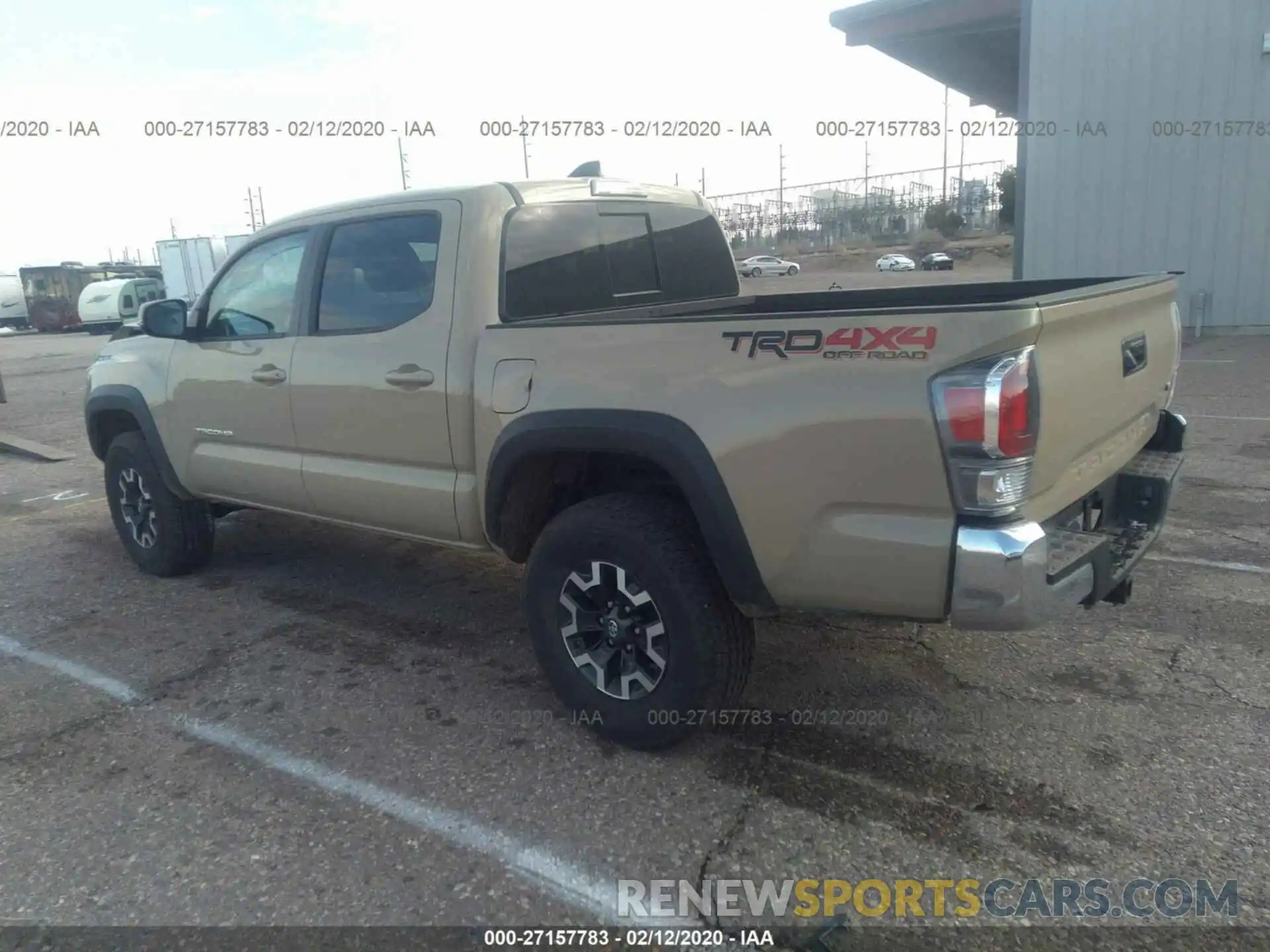 3 Photograph of a damaged car 3TMCZ5AN6LM307300 TOYOTA TACOMA 2020