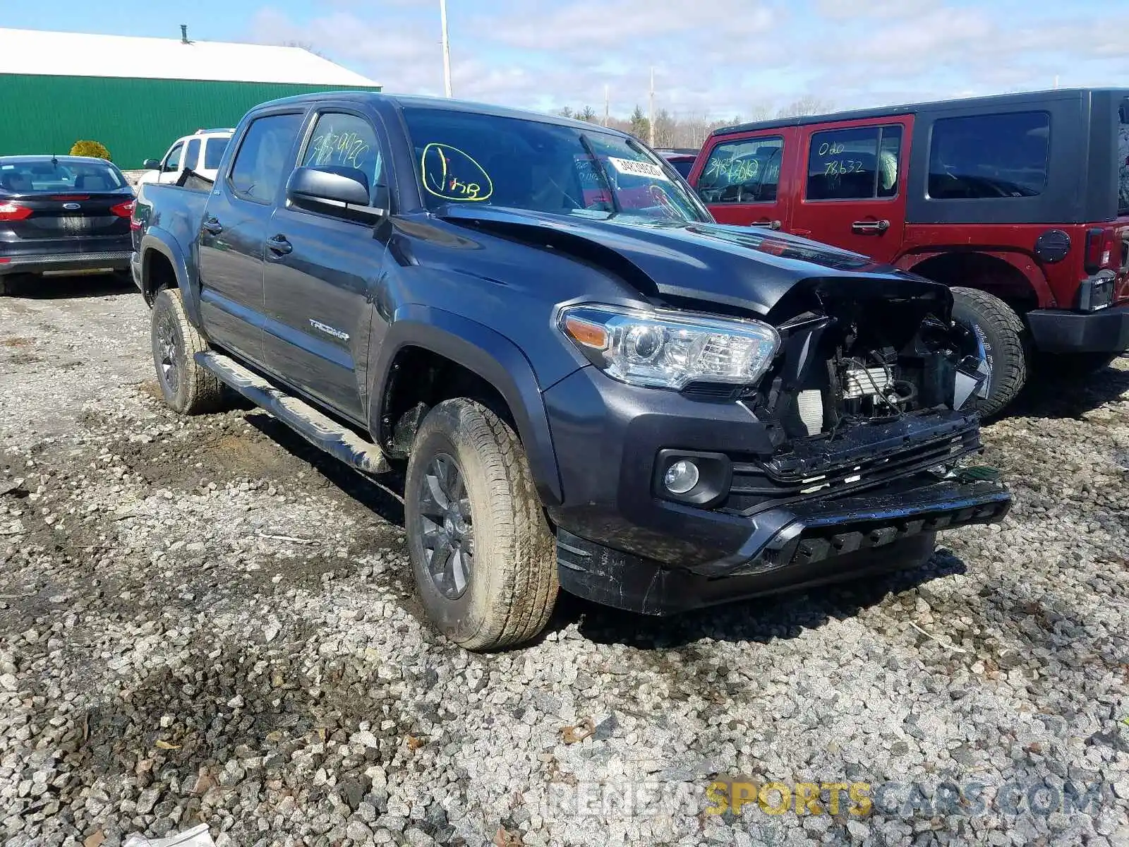 1 Photograph of a damaged car 3TMCZ5AN6LM307832 TOYOTA TACOMA 2020