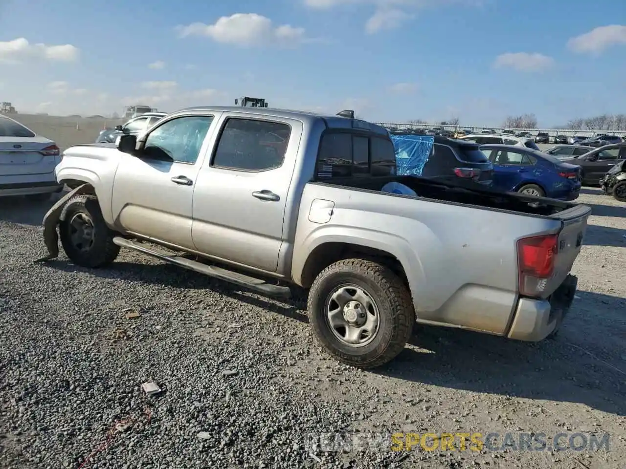 2 Photograph of a damaged car 3TMCZ5AN6LM310746 TOYOTA TACOMA 2020