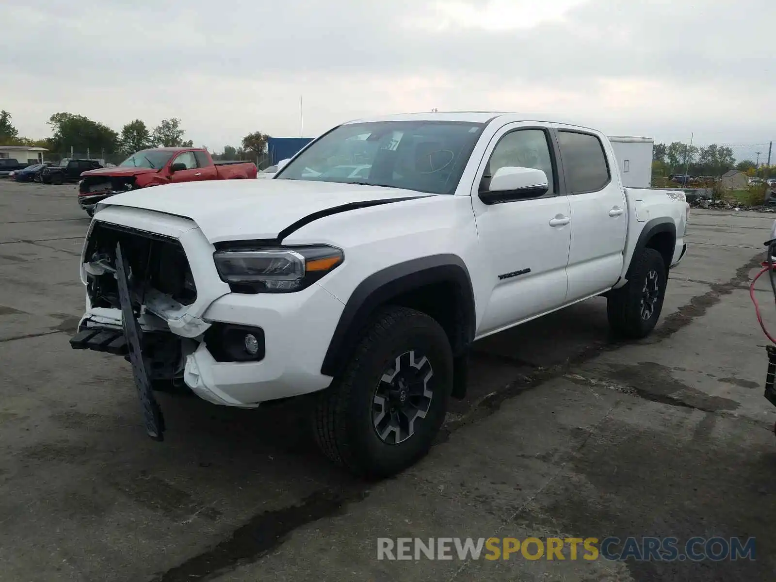 2 Photograph of a damaged car 3TMCZ5AN6LM315848 TOYOTA TACOMA 2020