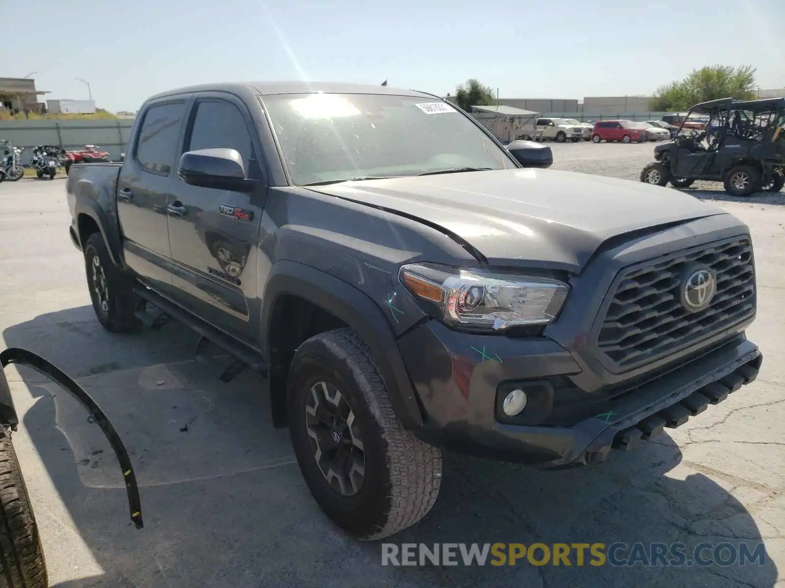 1 Photograph of a damaged car 3TMCZ5AN6LM325327 TOYOTA TACOMA 2020