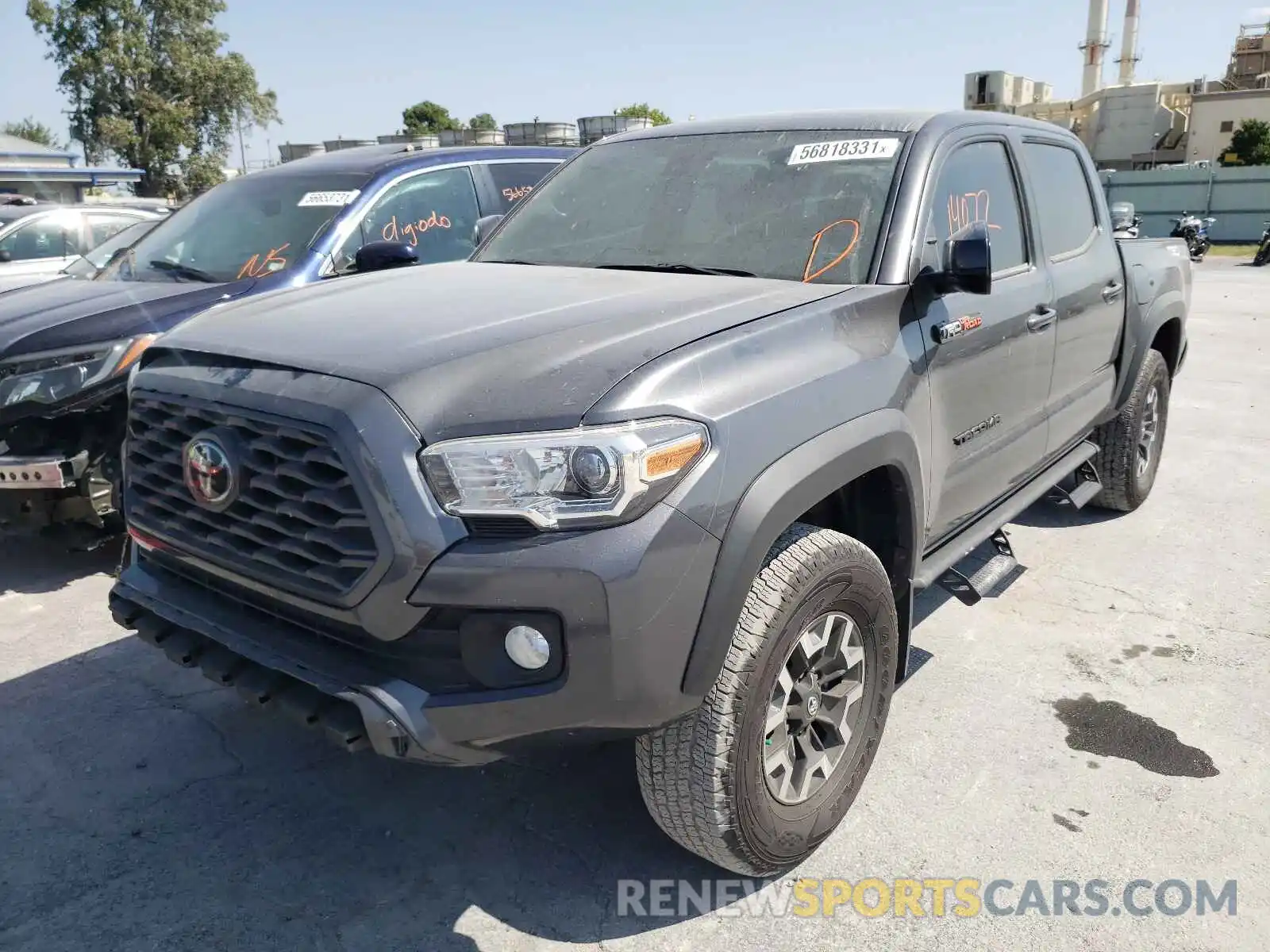 2 Photograph of a damaged car 3TMCZ5AN6LM325327 TOYOTA TACOMA 2020