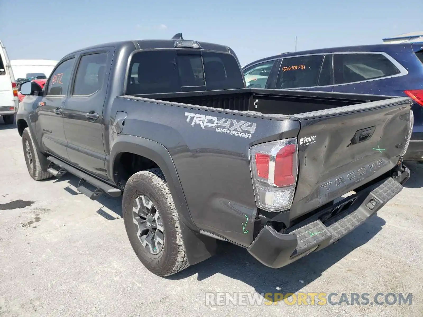 3 Photograph of a damaged car 3TMCZ5AN6LM325327 TOYOTA TACOMA 2020