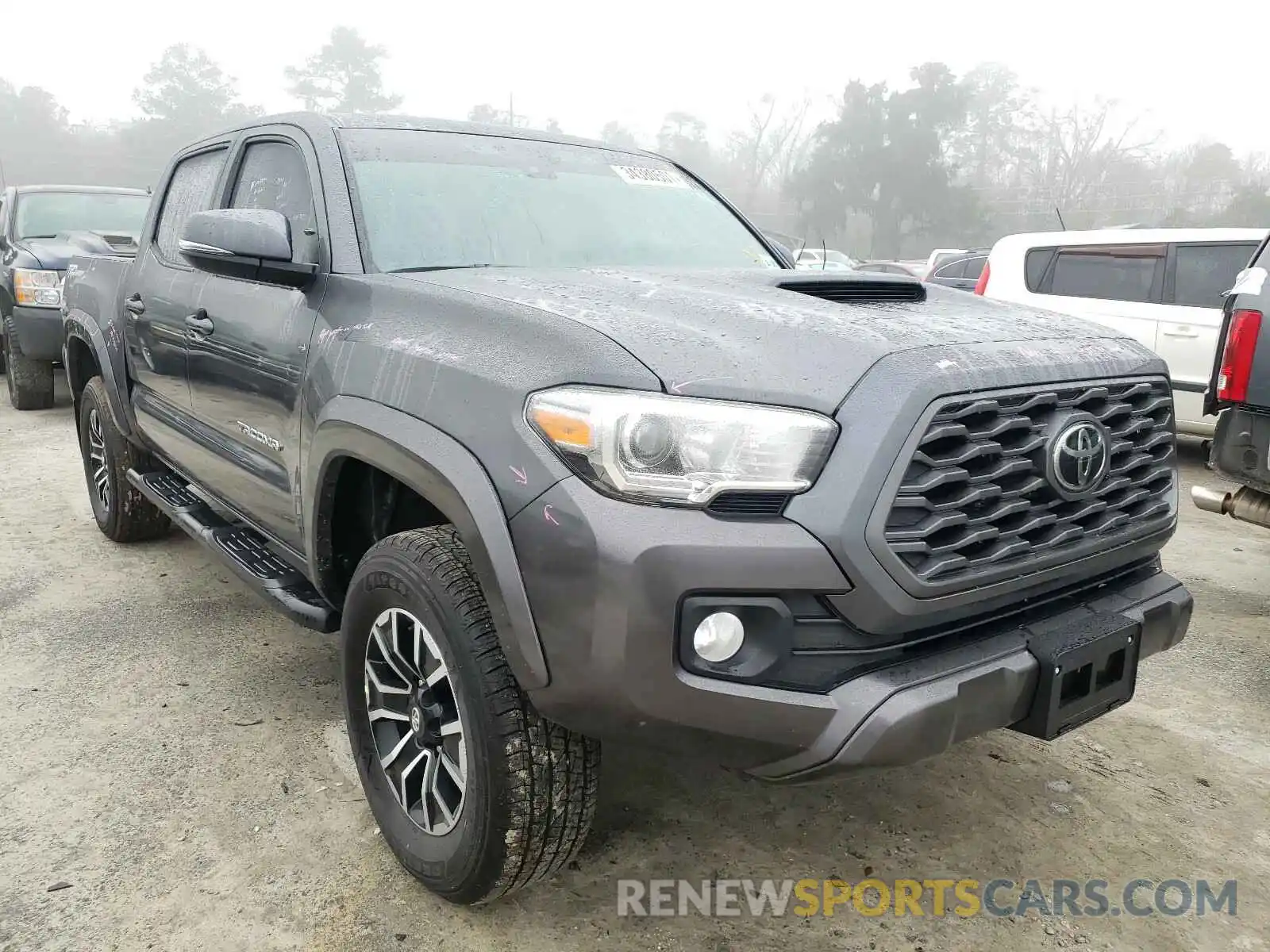 1 Photograph of a damaged car 3TMCZ5AN6LM326378 TOYOTA TACOMA 2020