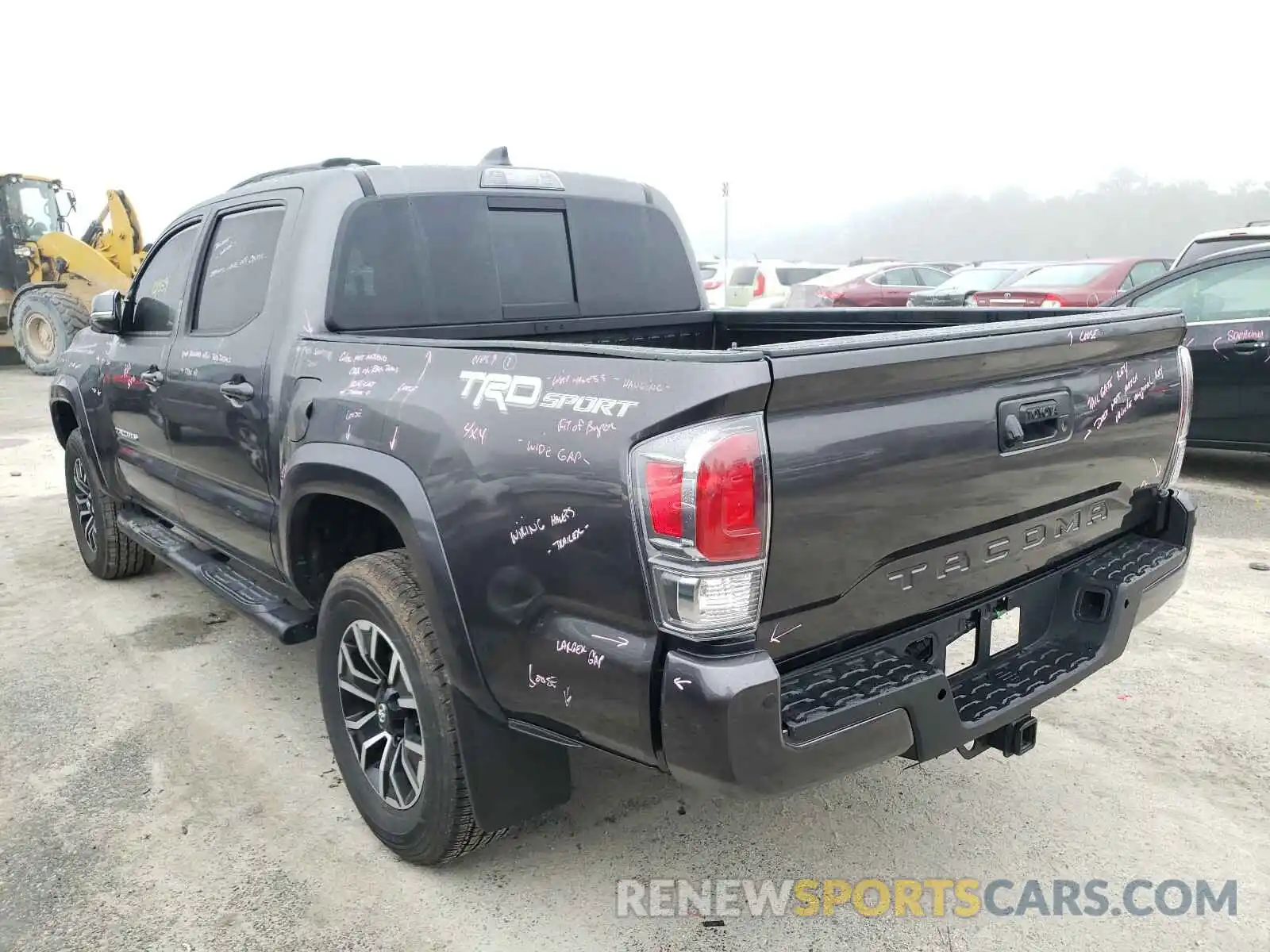 3 Photograph of a damaged car 3TMCZ5AN6LM326378 TOYOTA TACOMA 2020