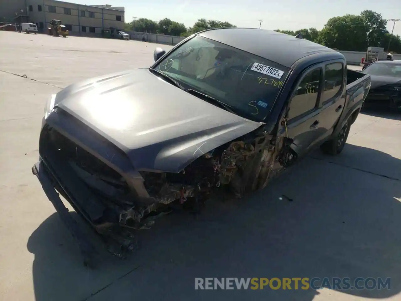 2 Photograph of a damaged car 3TMCZ5AN6LM327899 TOYOTA TACOMA 2020