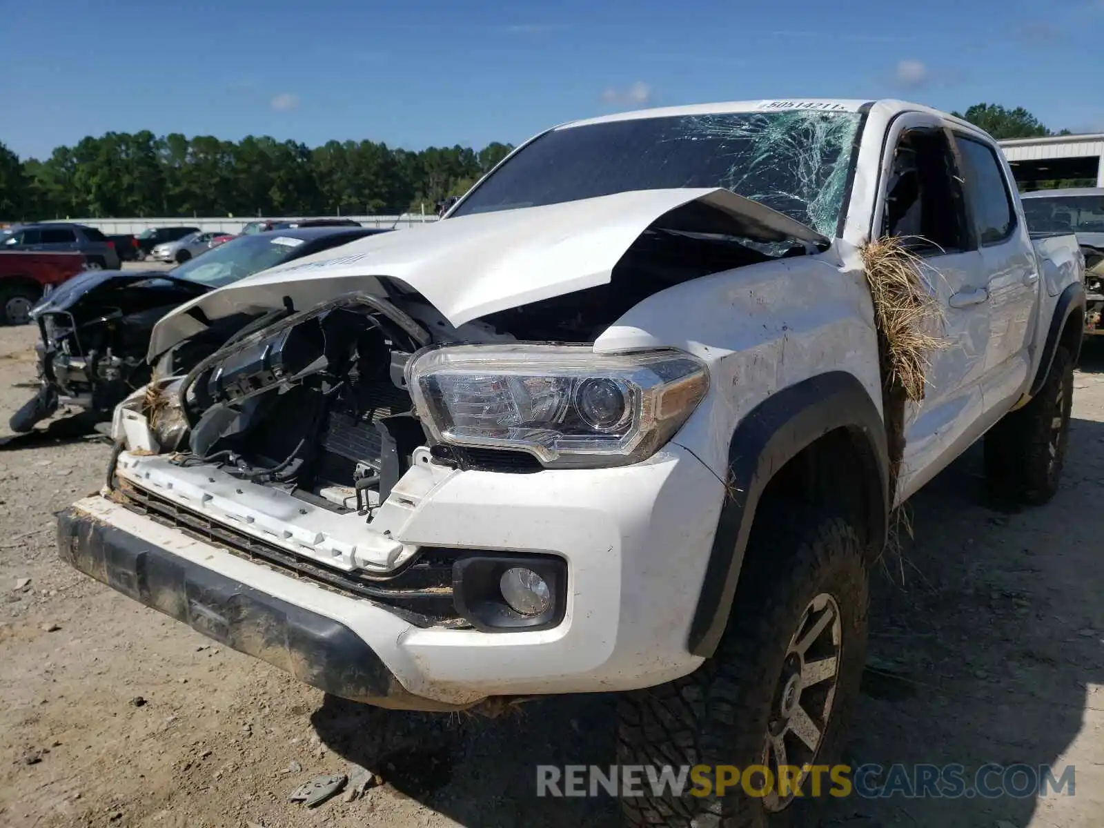 2 Photograph of a damaged car 3TMCZ5AN6LM343522 TOYOTA TACOMA 2020