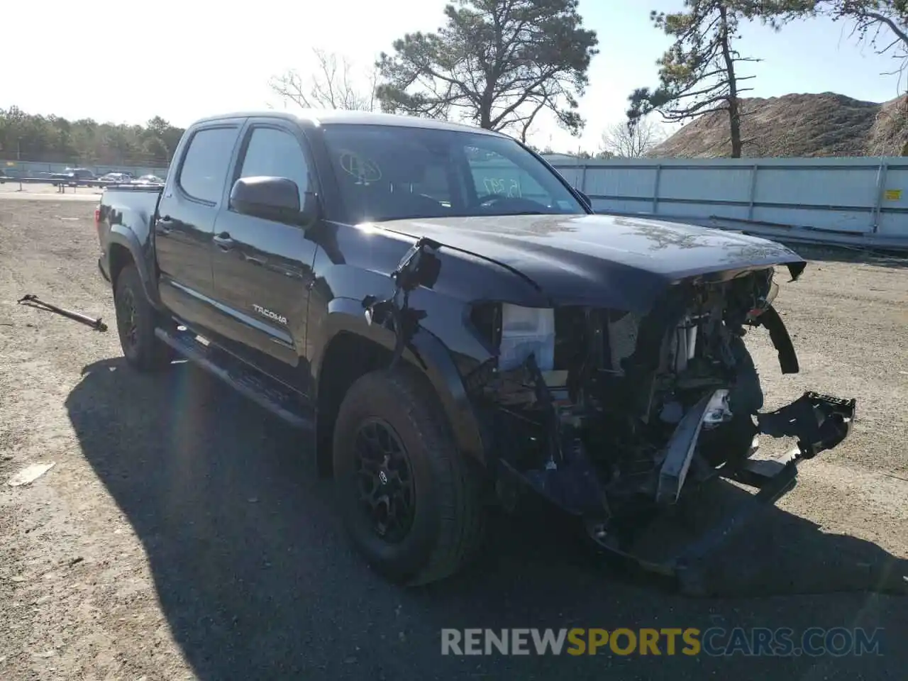 1 Photograph of a damaged car 3TMCZ5AN6LM344038 TOYOTA TACOMA 2020