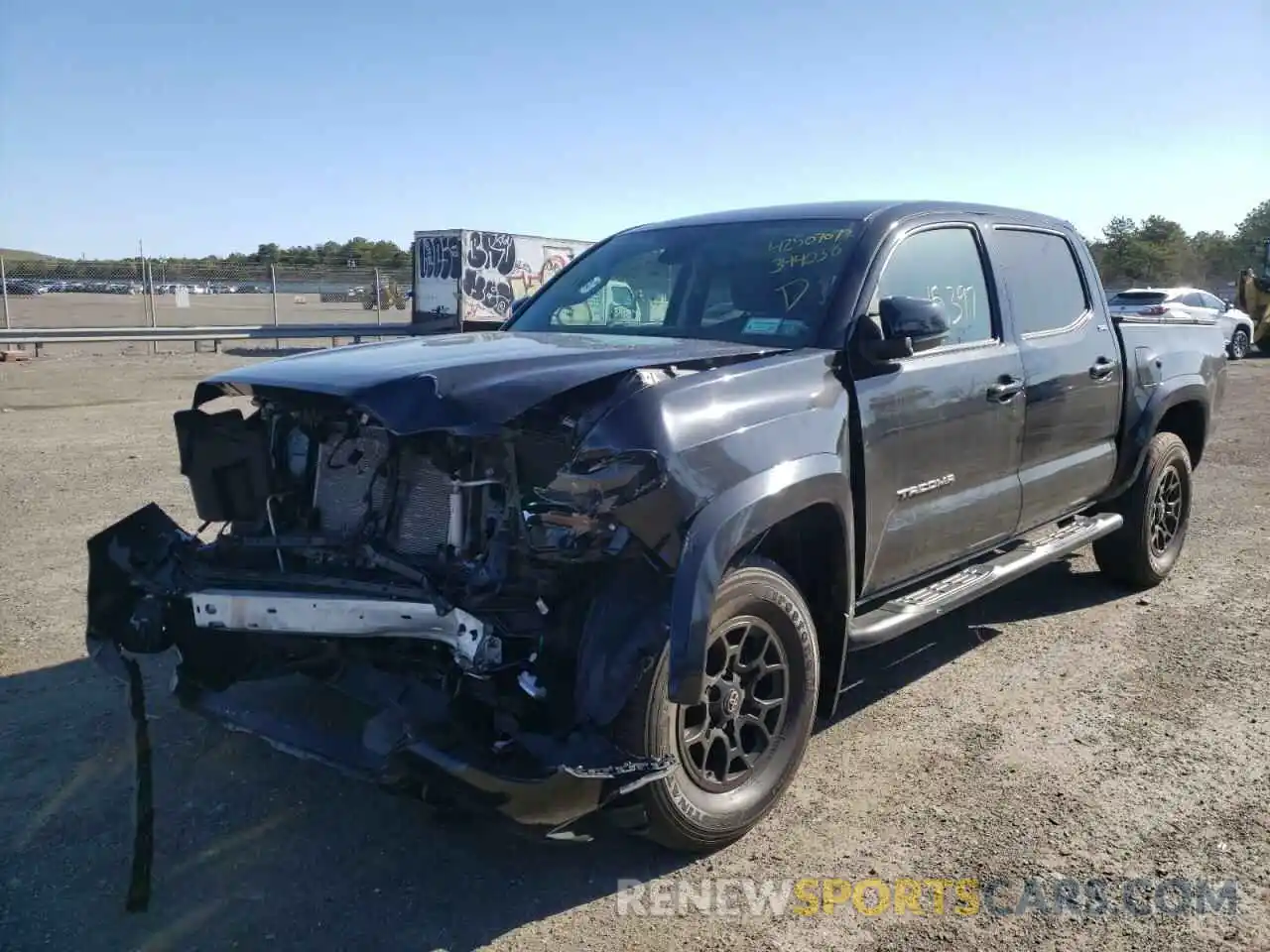 2 Photograph of a damaged car 3TMCZ5AN6LM344038 TOYOTA TACOMA 2020