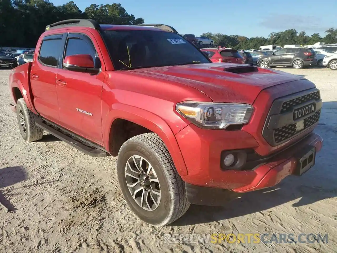 1 Photograph of a damaged car 3TMCZ5AN6LM346954 TOYOTA TACOMA 2020