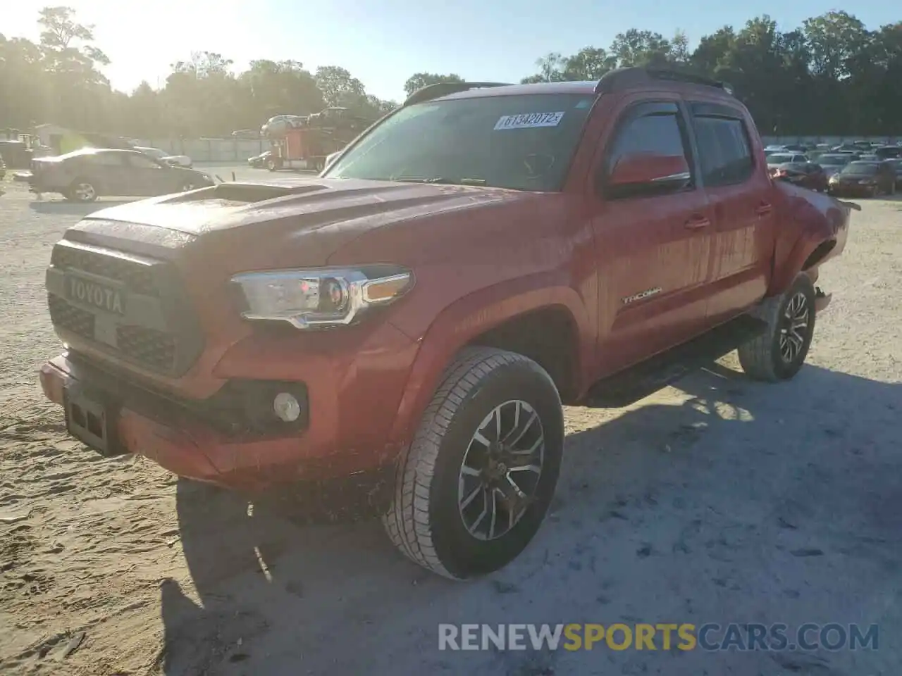 2 Photograph of a damaged car 3TMCZ5AN6LM346954 TOYOTA TACOMA 2020