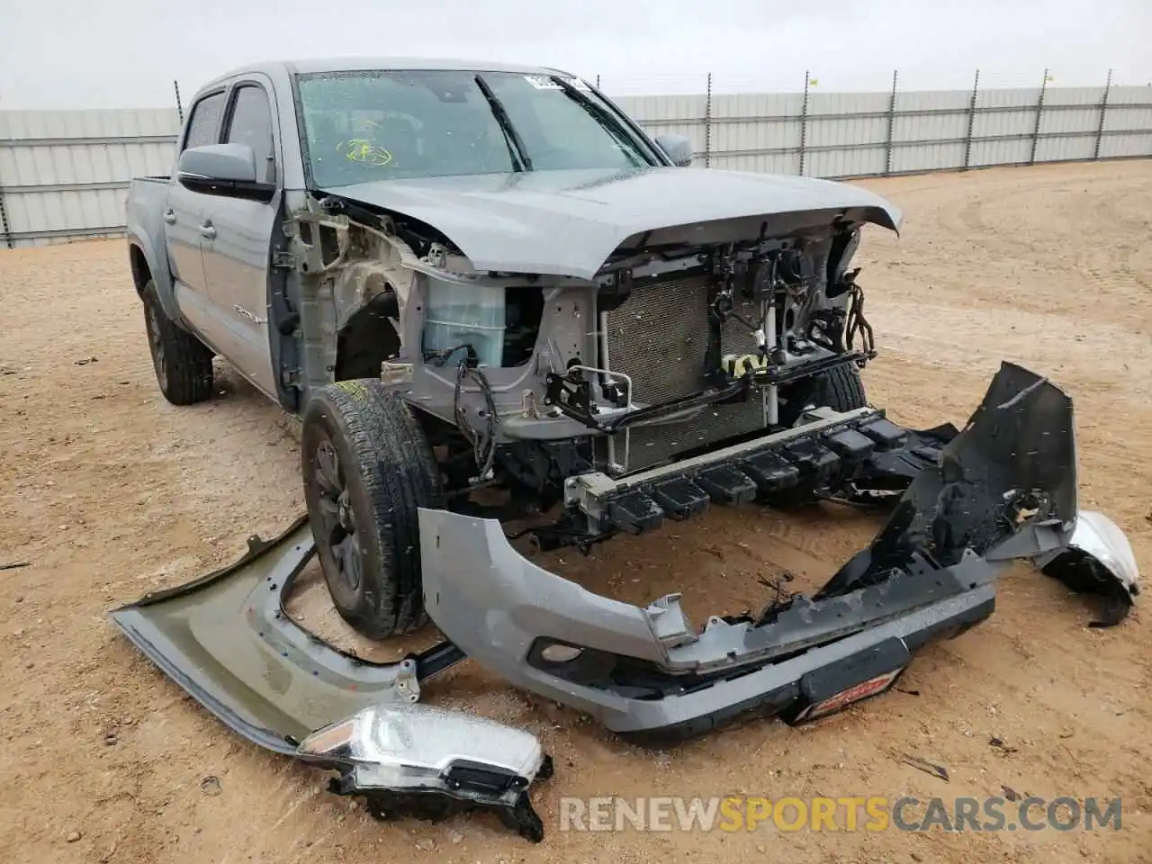 9 Photograph of a damaged car 3TMCZ5AN6LM348381 TOYOTA TACOMA 2020