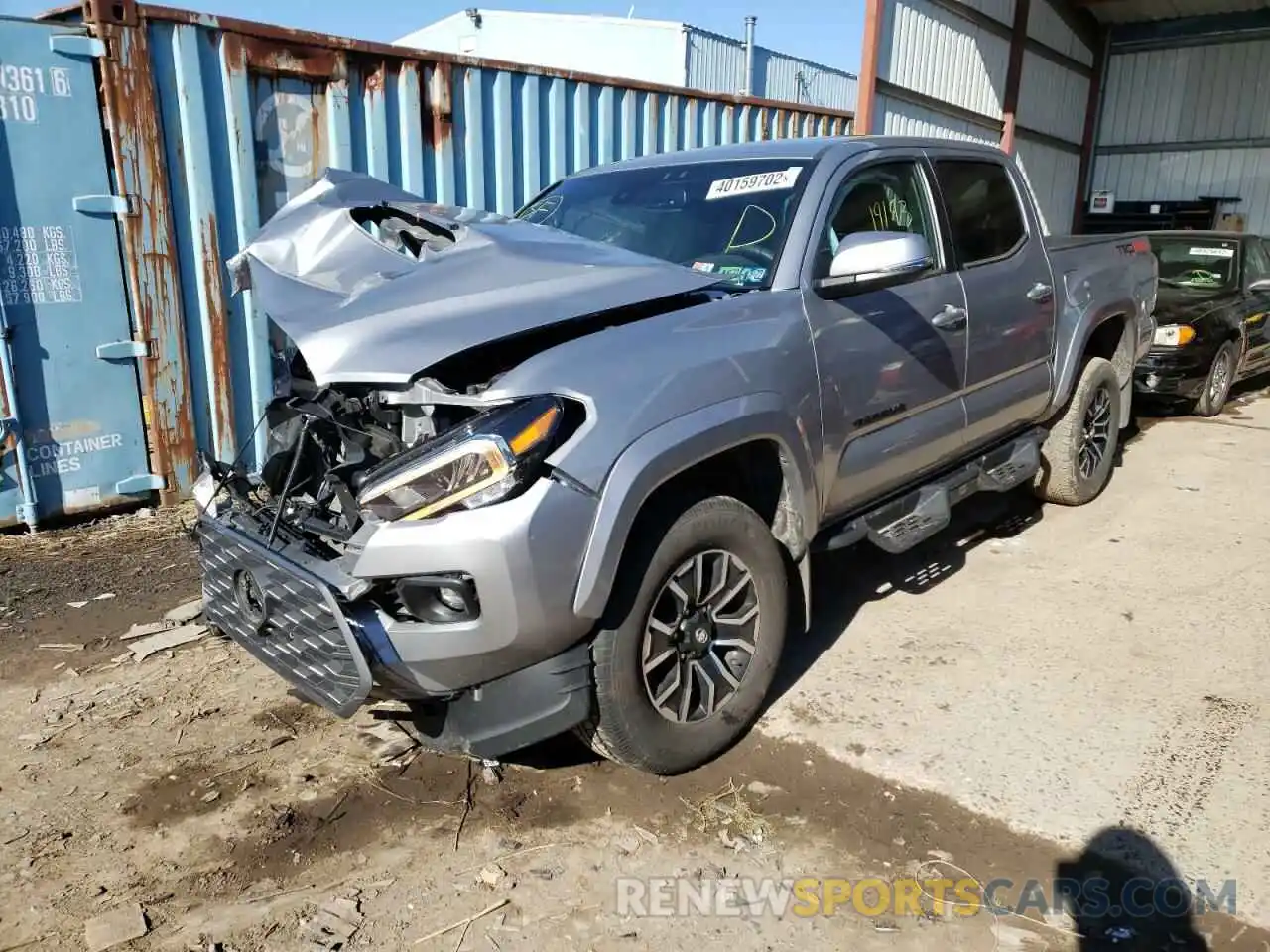 2 Photograph of a damaged car 3TMCZ5AN6LM351250 TOYOTA TACOMA 2020