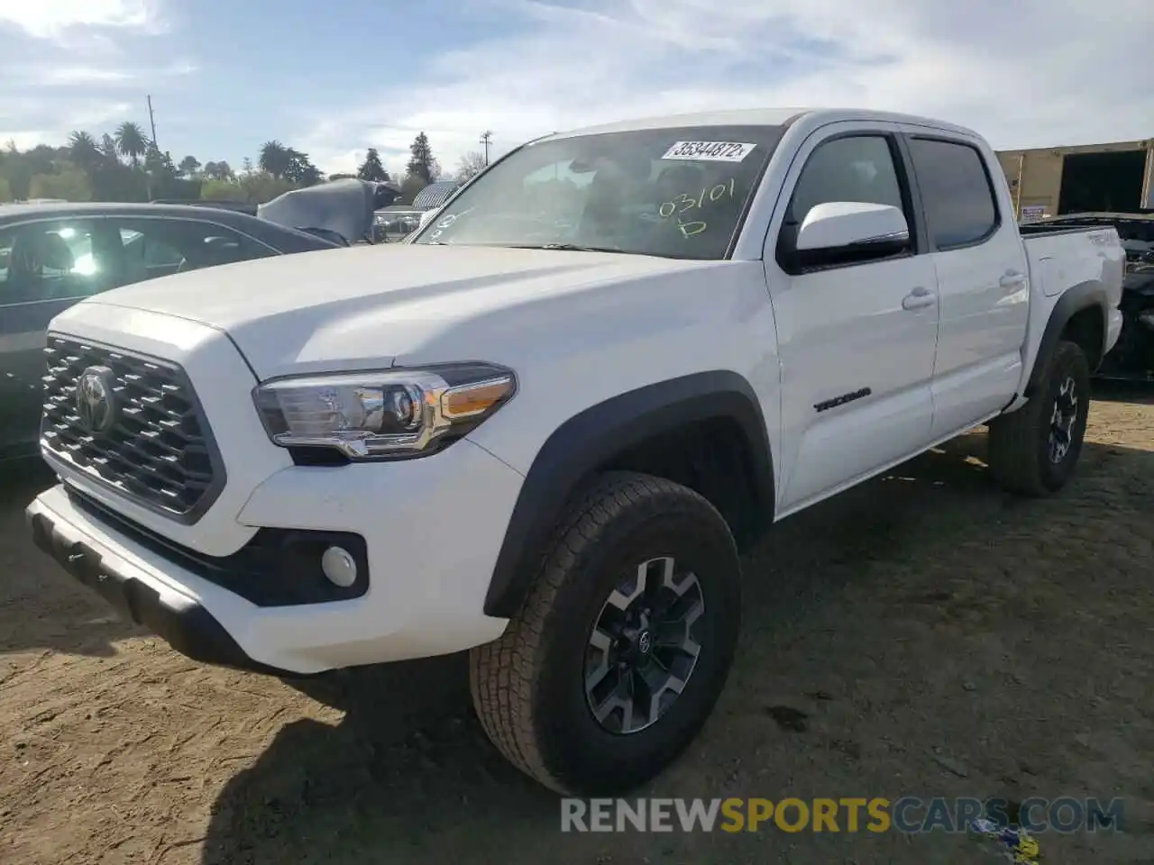 2 Photograph of a damaged car 3TMCZ5AN6LM351880 TOYOTA TACOMA 2020