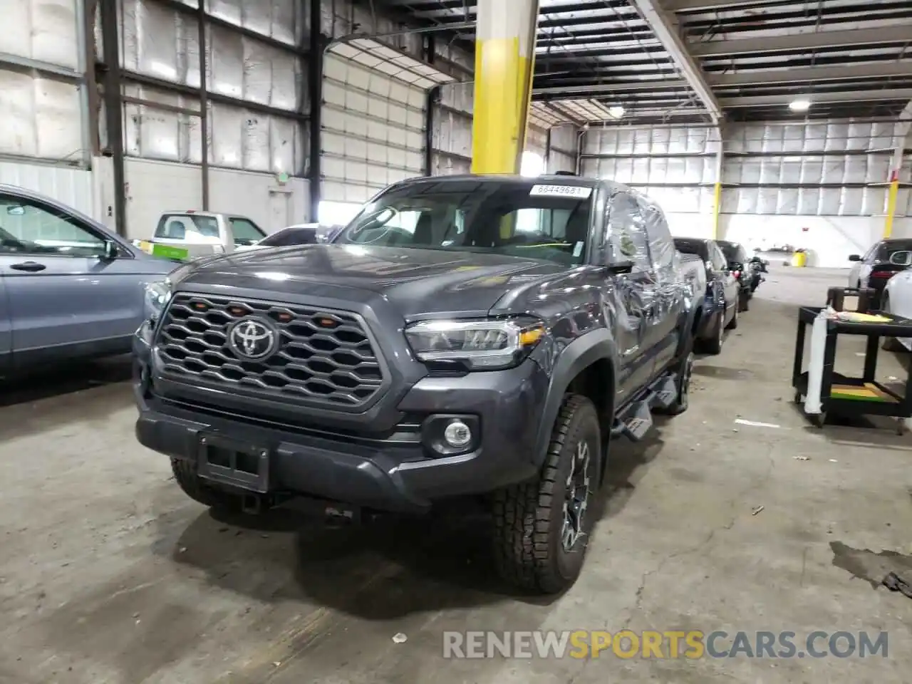 2 Photograph of a damaged car 3TMCZ5AN6LM353953 TOYOTA TACOMA 2020