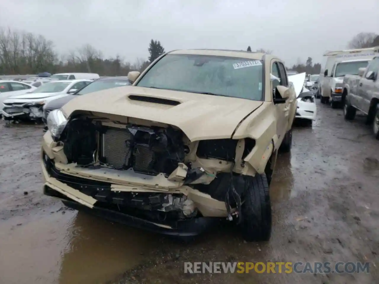 9 Photograph of a damaged car 3TMCZ5AN6LM357954 TOYOTA TACOMA 2020