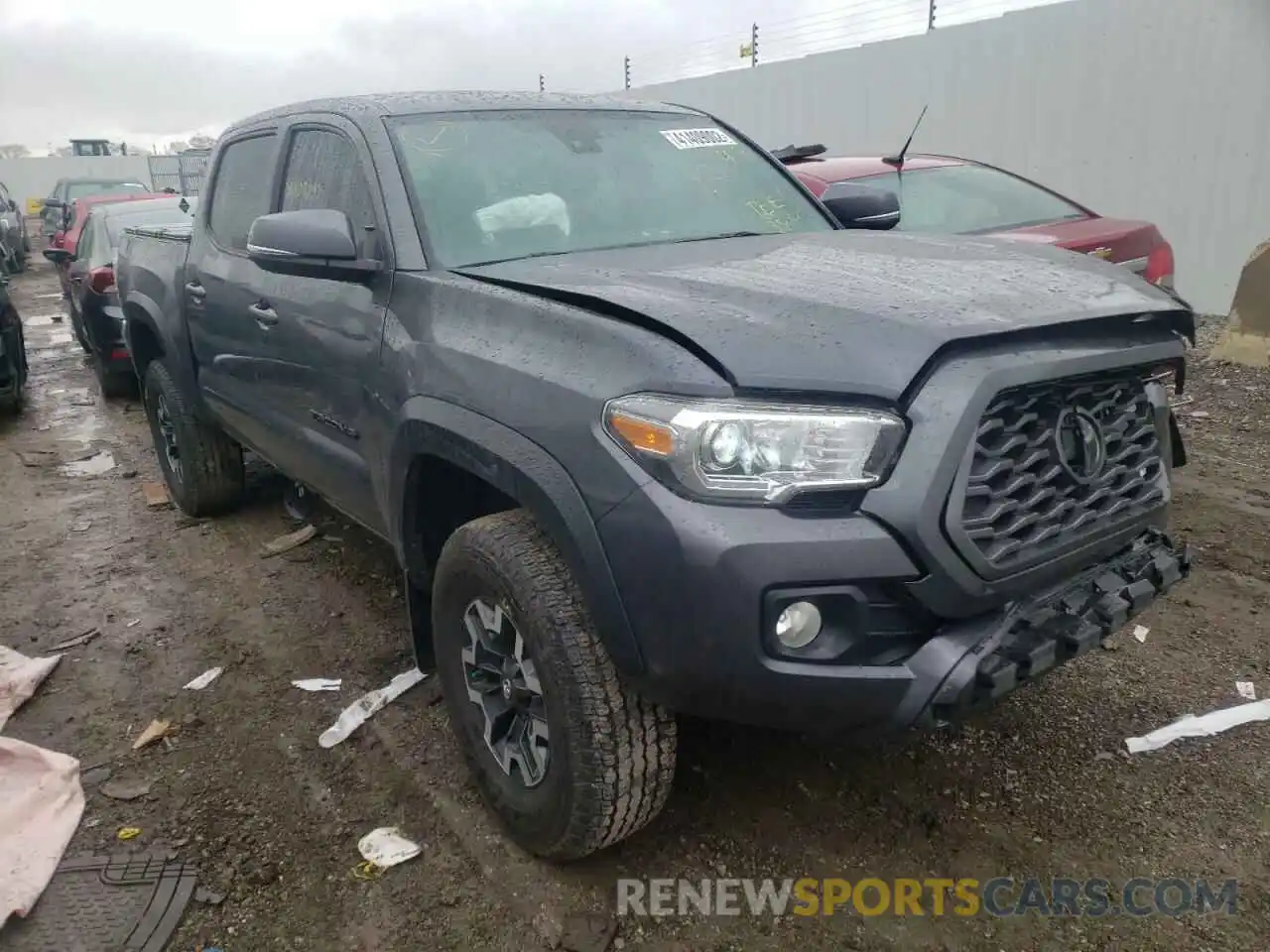 1 Photograph of a damaged car 3TMCZ5AN6LM359364 TOYOTA TACOMA 2020