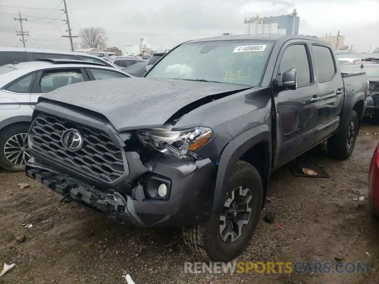 2 Photograph of a damaged car 3TMCZ5AN6LM359364 TOYOTA TACOMA 2020