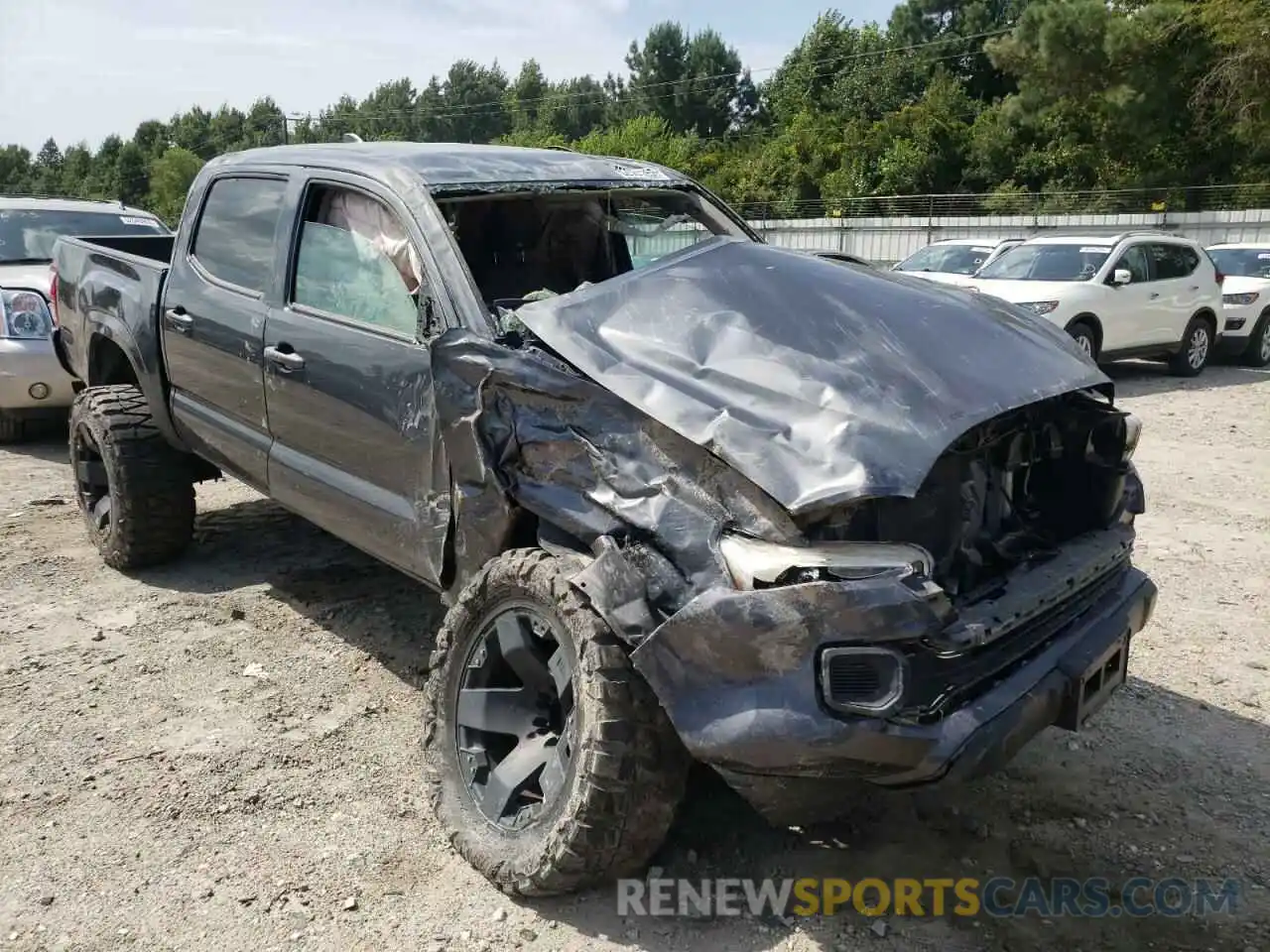 1 Photograph of a damaged car 3TMCZ5AN6LM360160 TOYOTA TACOMA 2020