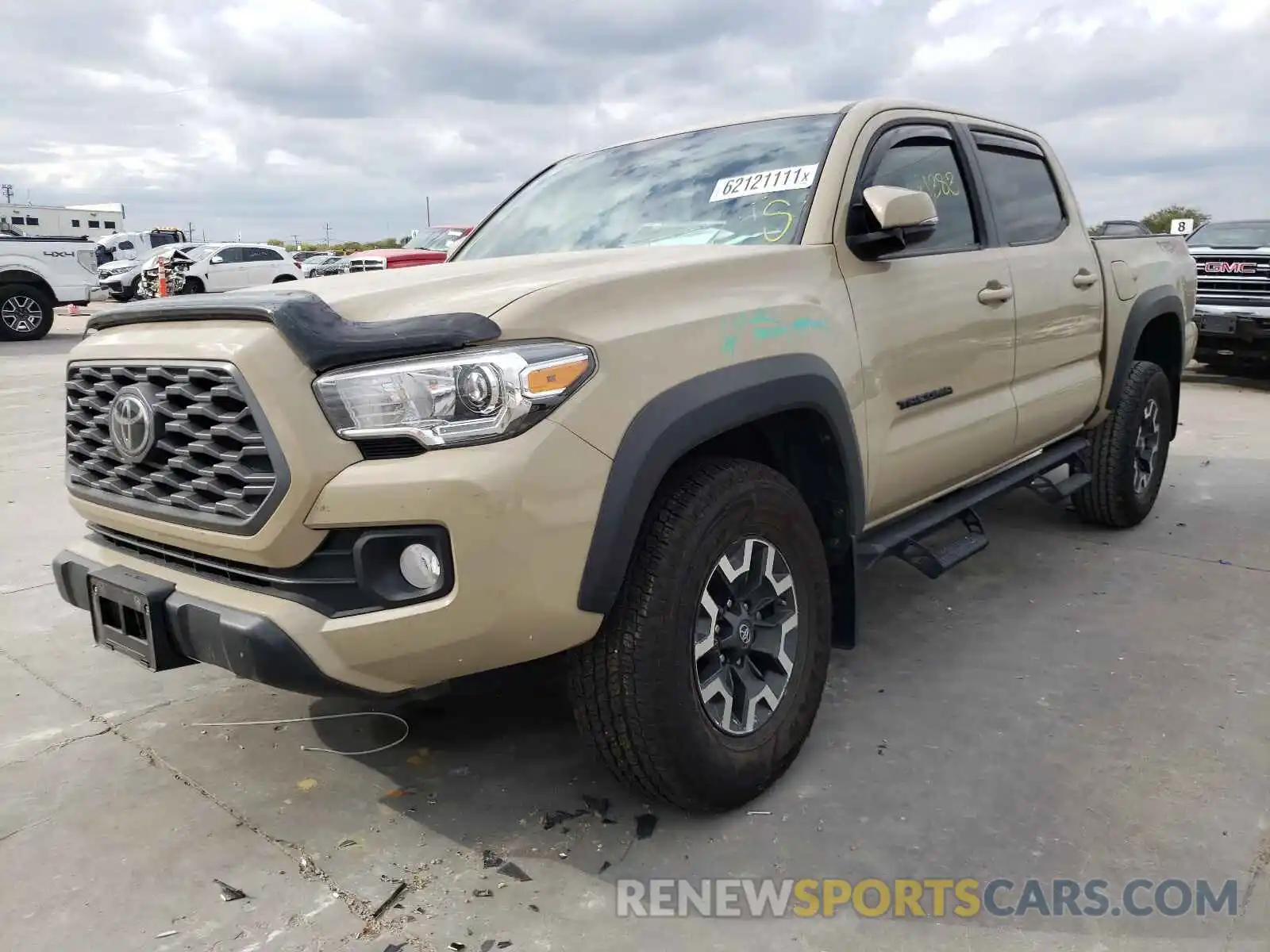 2 Photograph of a damaged car 3TMCZ5AN7LM288790 TOYOTA TACOMA 2020