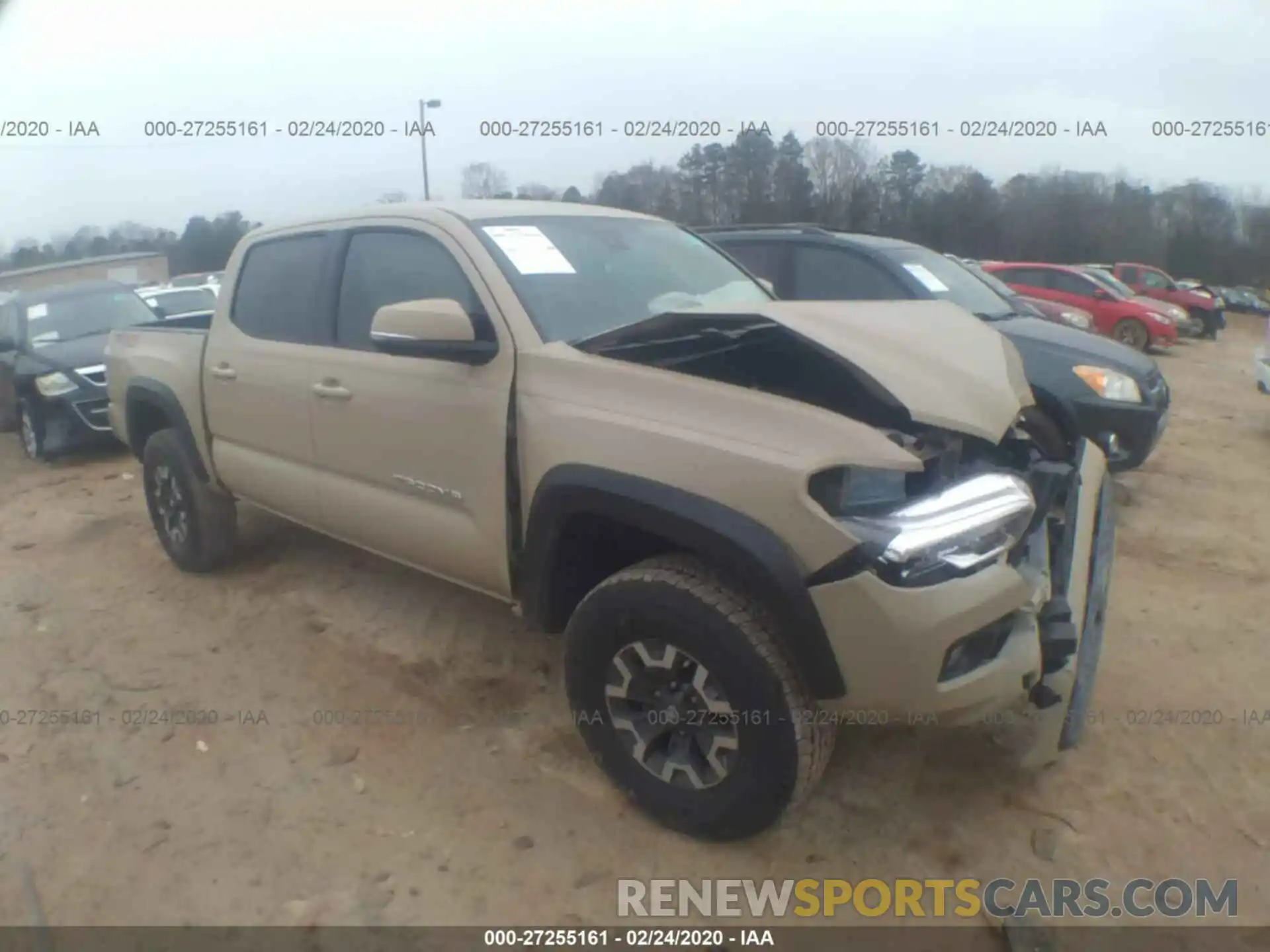 1 Photograph of a damaged car 3TMCZ5AN7LM293875 TOYOTA TACOMA 2020