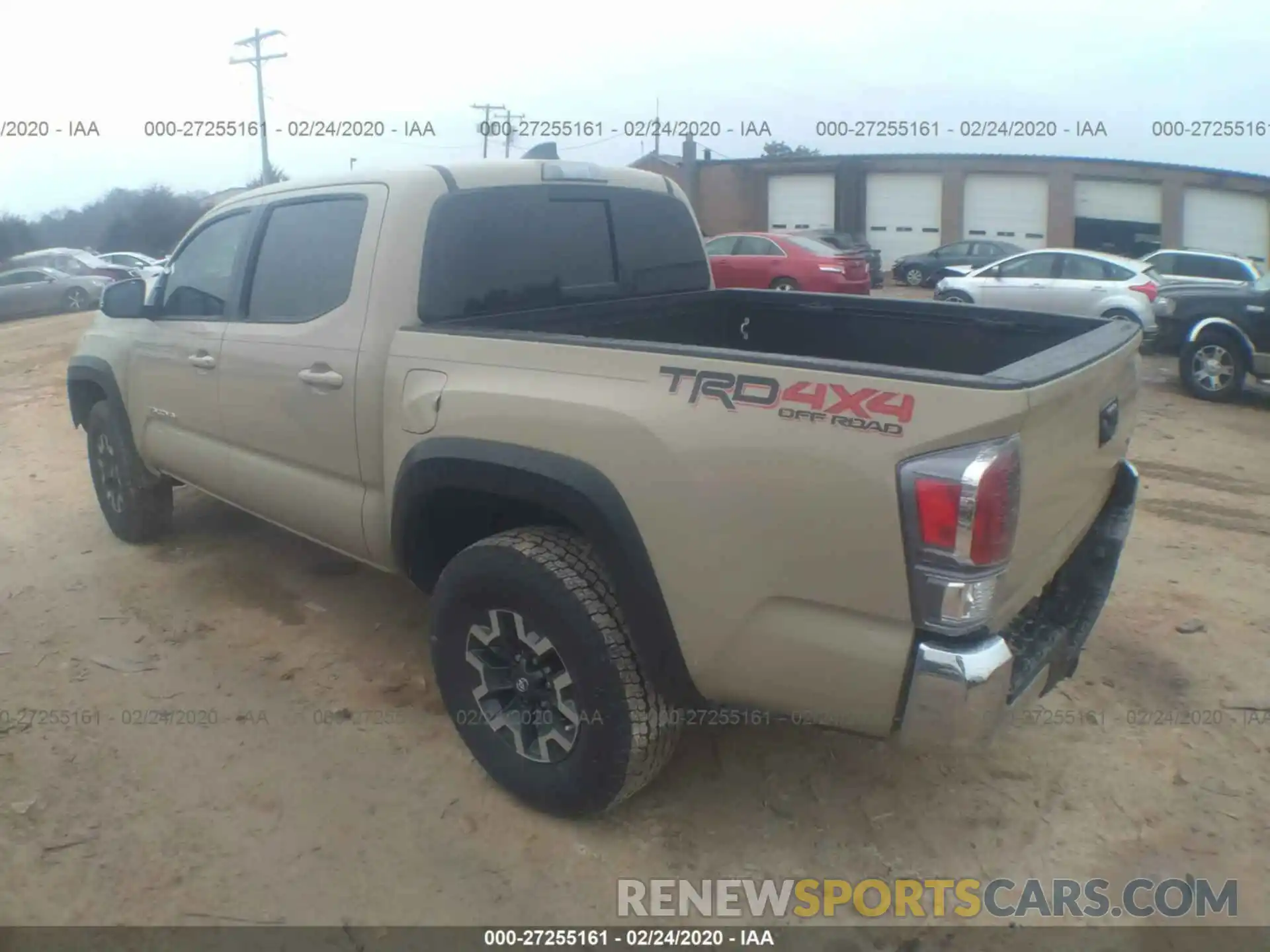 3 Photograph of a damaged car 3TMCZ5AN7LM293875 TOYOTA TACOMA 2020