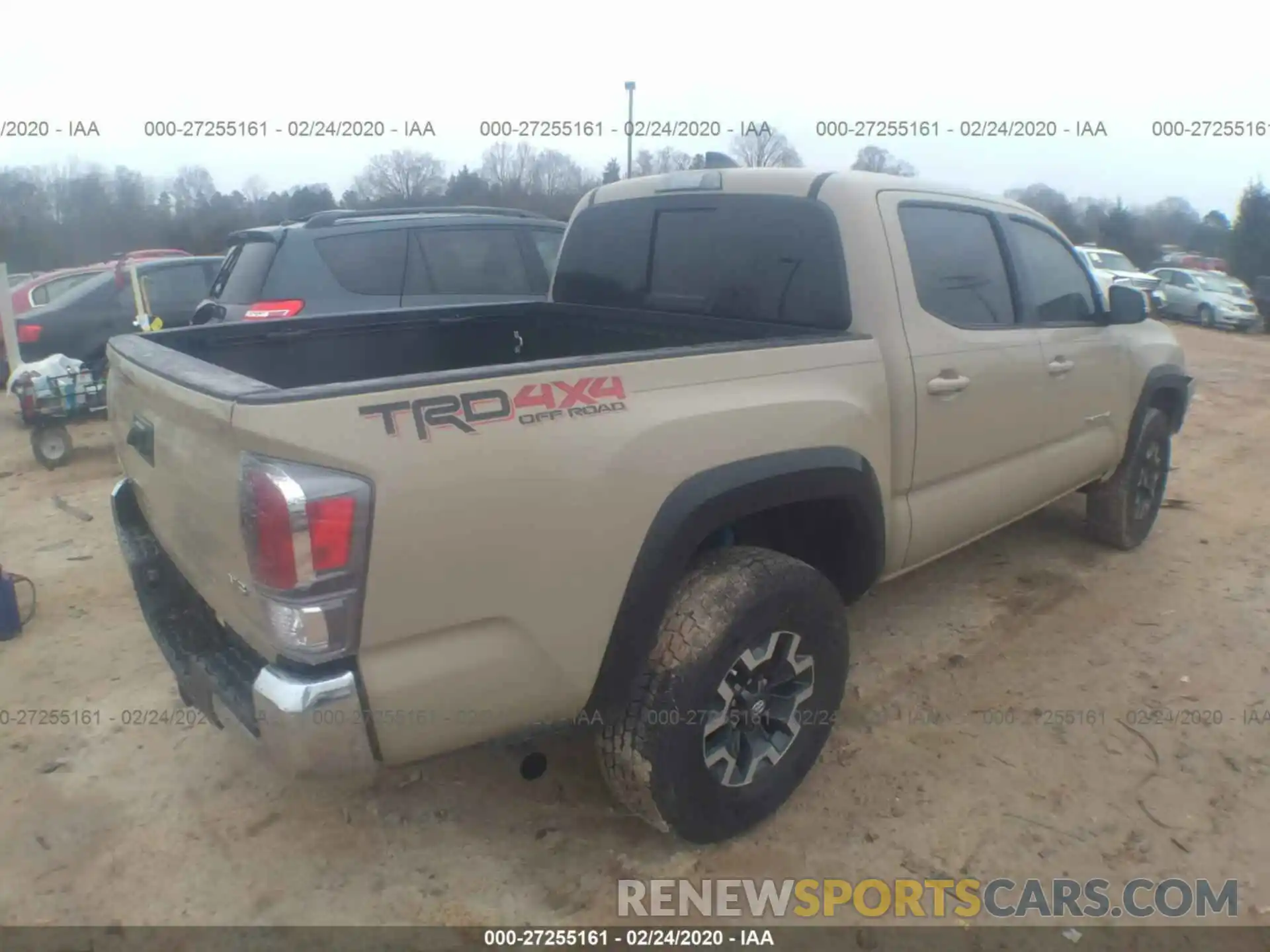 4 Photograph of a damaged car 3TMCZ5AN7LM293875 TOYOTA TACOMA 2020