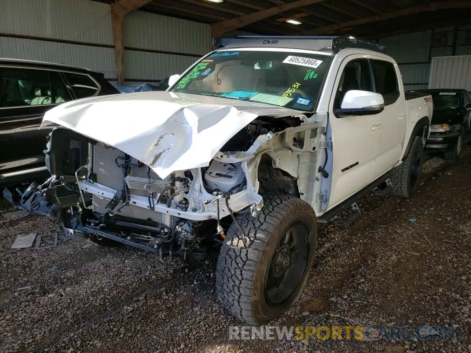 2 Photograph of a damaged car 3TMCZ5AN7LM295531 TOYOTA TACOMA 2020