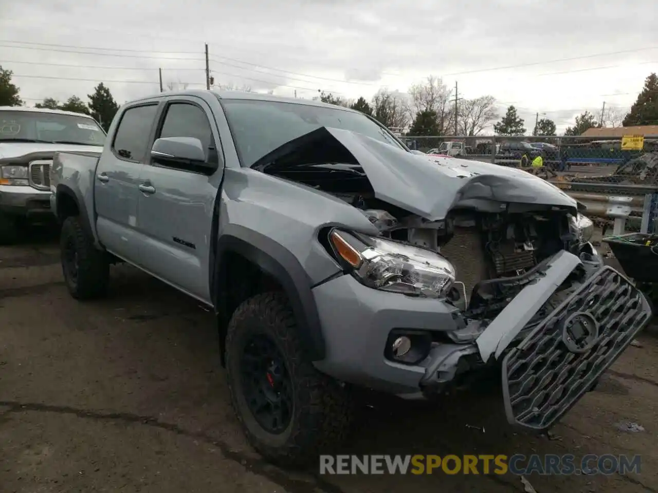 1 Photograph of a damaged car 3TMCZ5AN7LM299580 TOYOTA TACOMA 2020