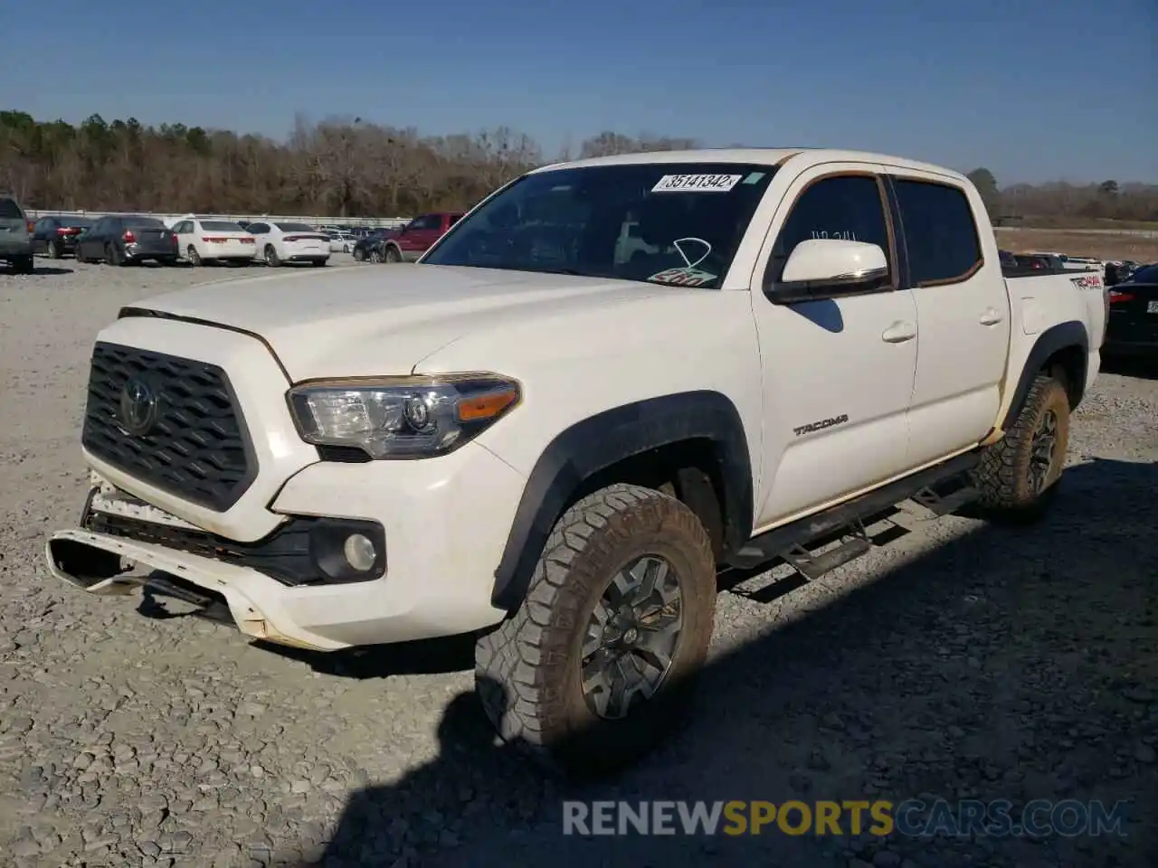 2 Photograph of a damaged car 3TMCZ5AN7LM301425 TOYOTA TACOMA 2020