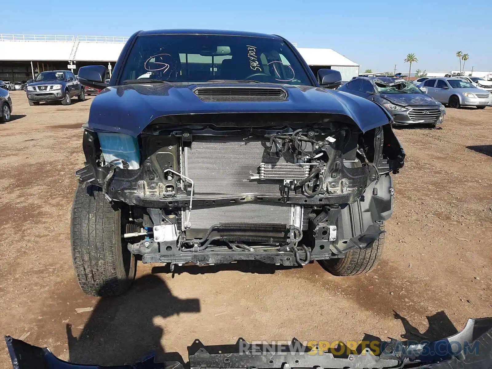 9 Photograph of a damaged car 3TMCZ5AN7LM301666 TOYOTA TACOMA 2020