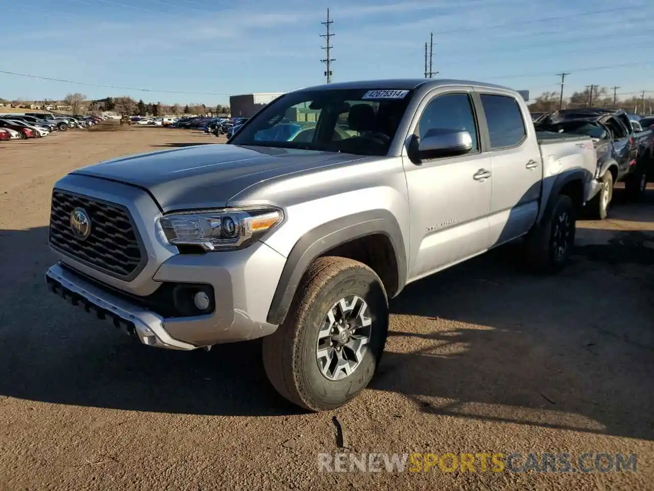 1 Photograph of a damaged car 3TMCZ5AN7LM302784 TOYOTA TACOMA 2020