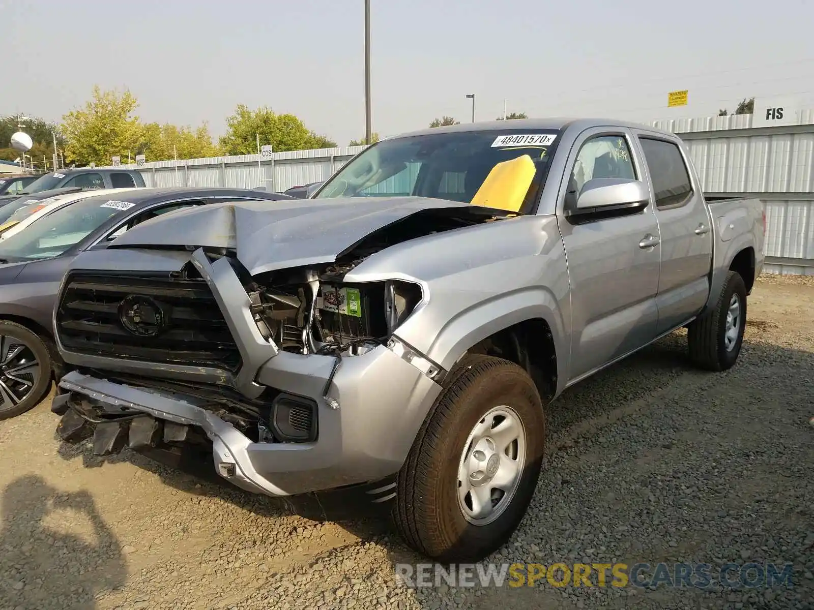 2 Photograph of a damaged car 3TMCZ5AN7LM315518 TOYOTA TACOMA 2020