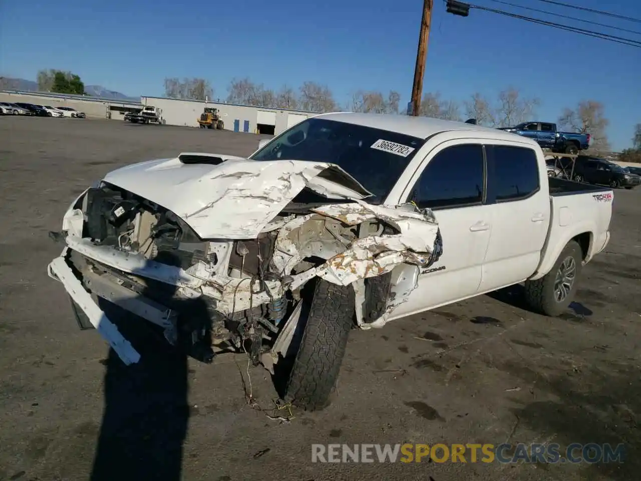 2 Photograph of a damaged car 3TMCZ5AN7LM319620 TOYOTA TACOMA 2020