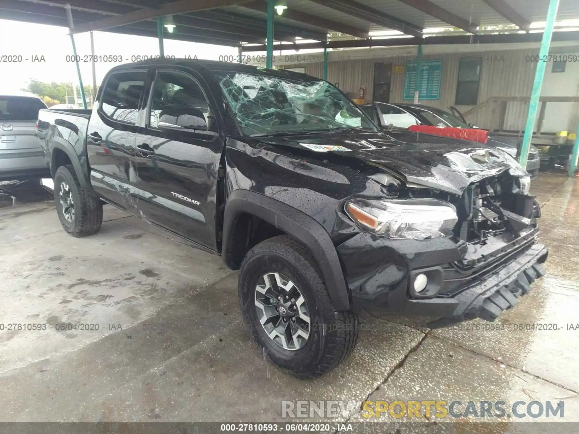 1 Photograph of a damaged car 3TMCZ5AN7LM320864 TOYOTA TACOMA 2020