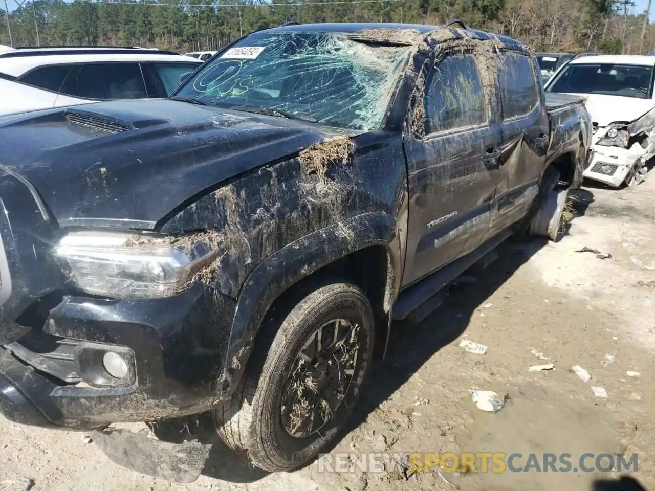 9 Photograph of a damaged car 3TMCZ5AN7LM323585 TOYOTA TACOMA 2020