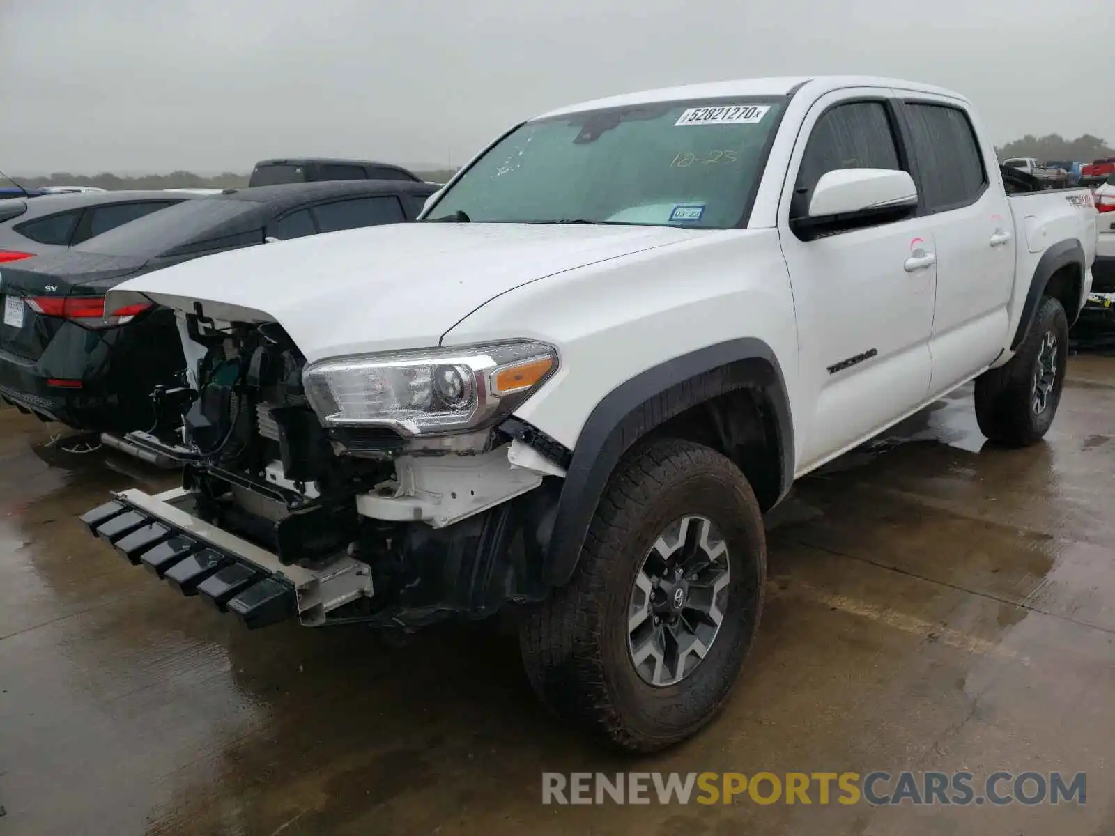 2 Photograph of a damaged car 3TMCZ5AN7LM327183 TOYOTA TACOMA 2020