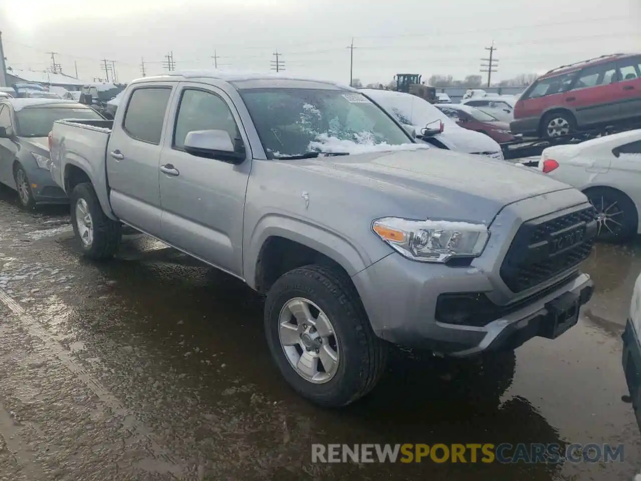 1 Photograph of a damaged car 3TMCZ5AN7LM331542 TOYOTA TACOMA 2020