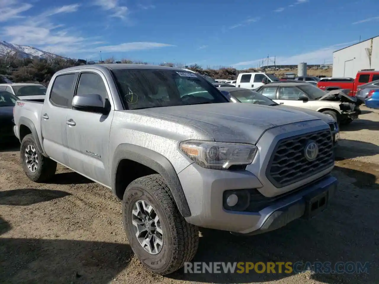 1 Photograph of a damaged car 3TMCZ5AN7LM332268 TOYOTA TACOMA 2020