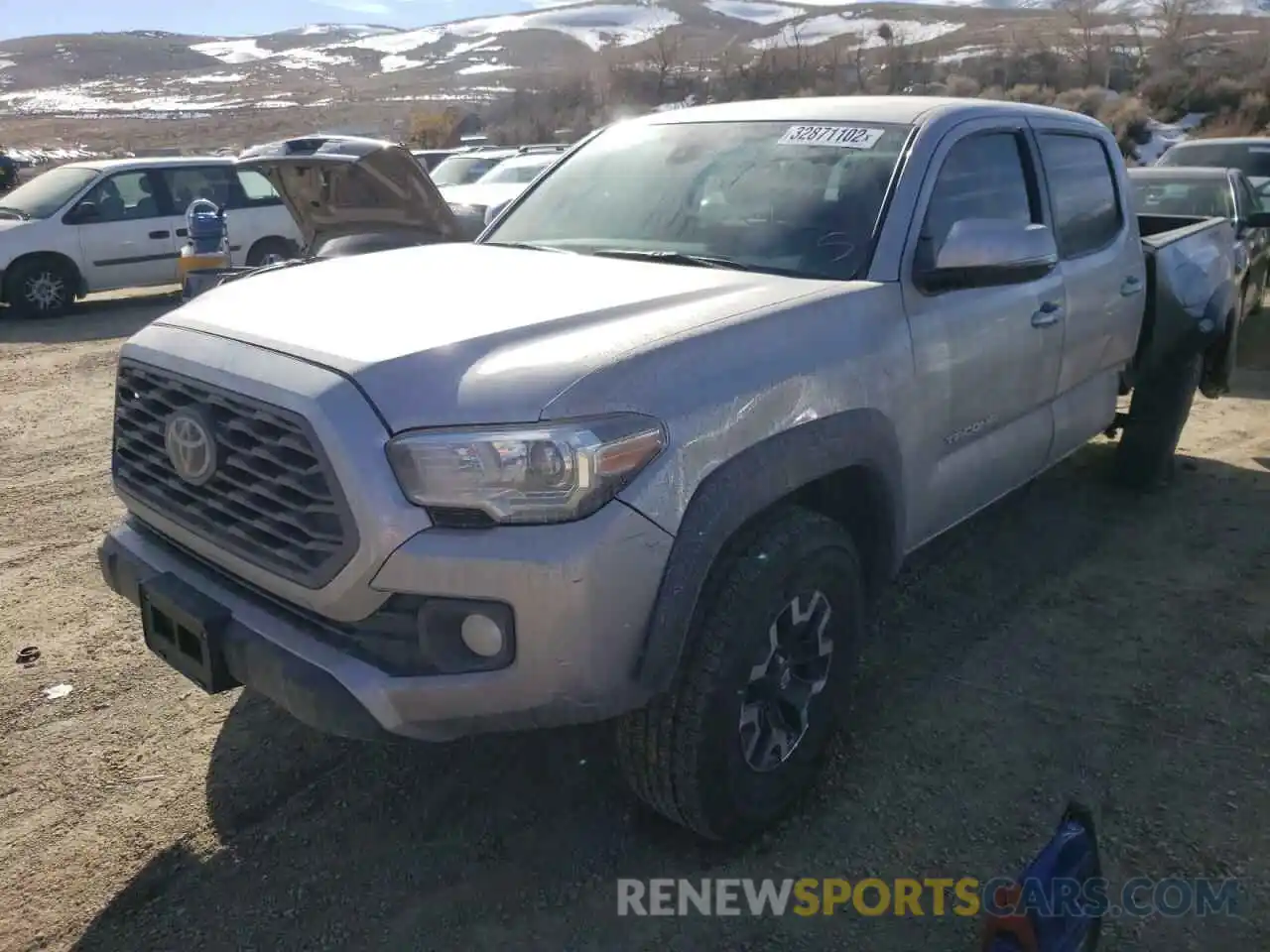 2 Photograph of a damaged car 3TMCZ5AN7LM332268 TOYOTA TACOMA 2020