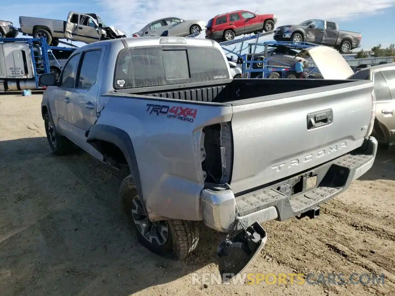 3 Photograph of a damaged car 3TMCZ5AN7LM332268 TOYOTA TACOMA 2020